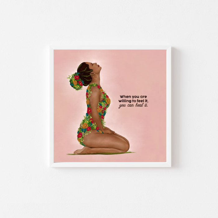 Sweet Surrender | Mini Art Print with Quote | LAST CHANCE