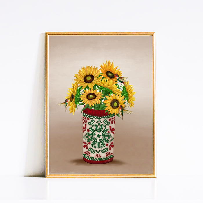 Mexico Soccer Bloom | Limited Edition Art Print NEW