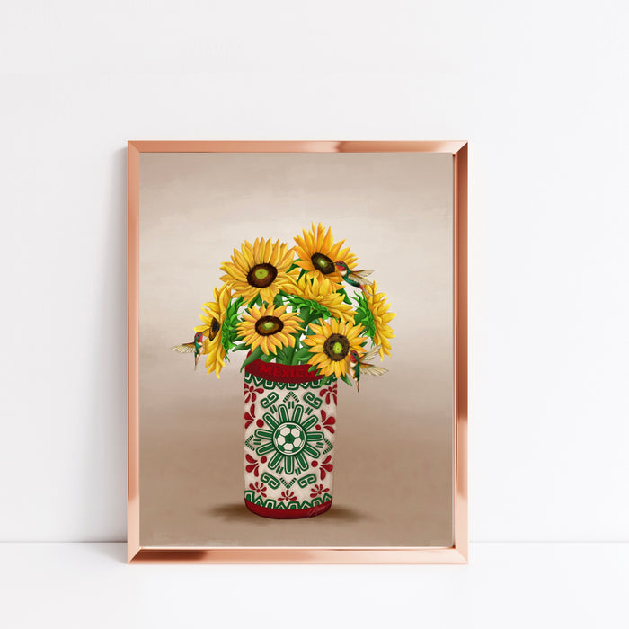 Mexico Soccer Bloom | Limited Edition Art Print NEW
