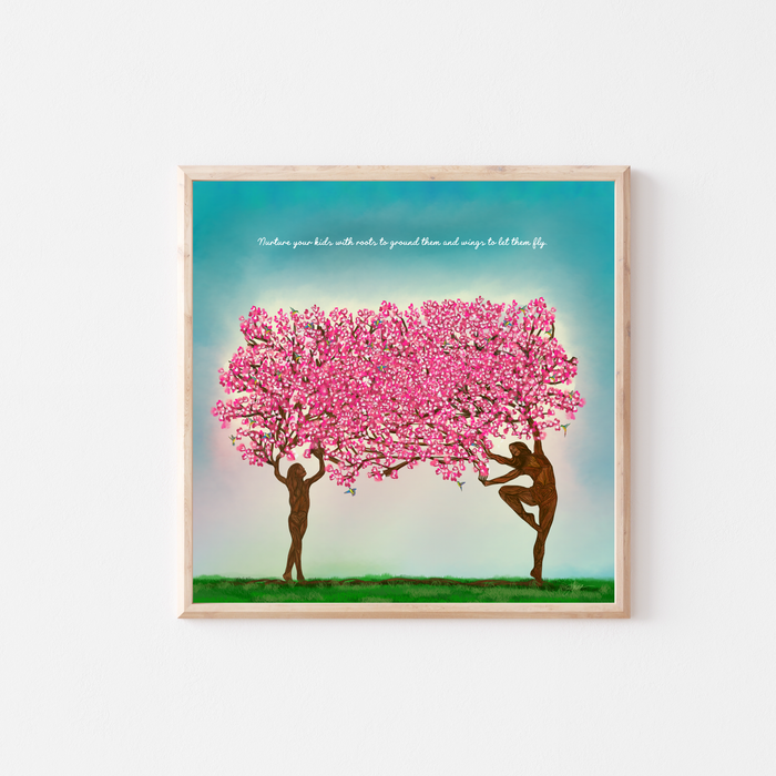 Rooted in Strength and Beauty| Quote Art Print
