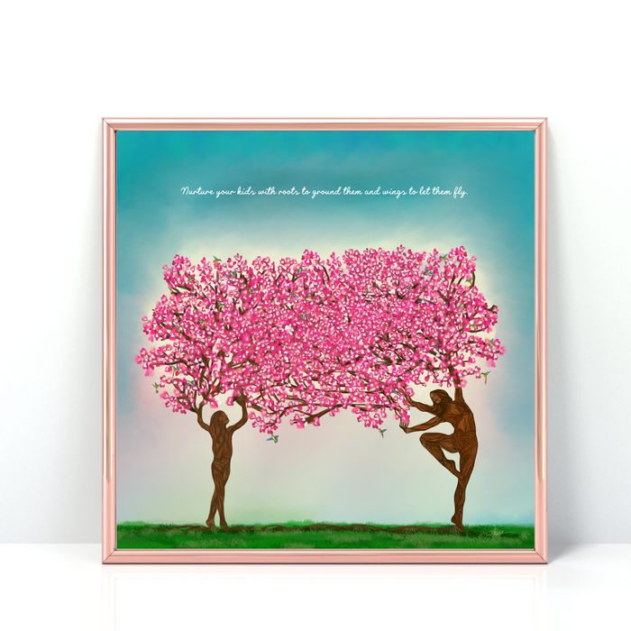 Rooted in Strength and Beauty| Quote Art Print