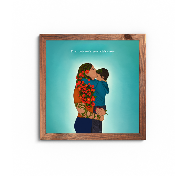 Forever My Little Boy | Quote Art Print