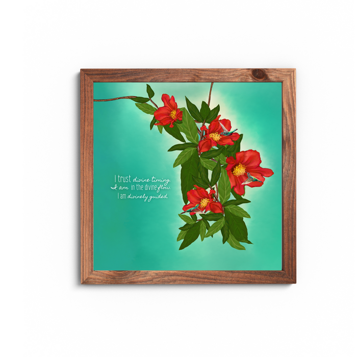 Trusting Divine Timing | Quote Art Print | NEW