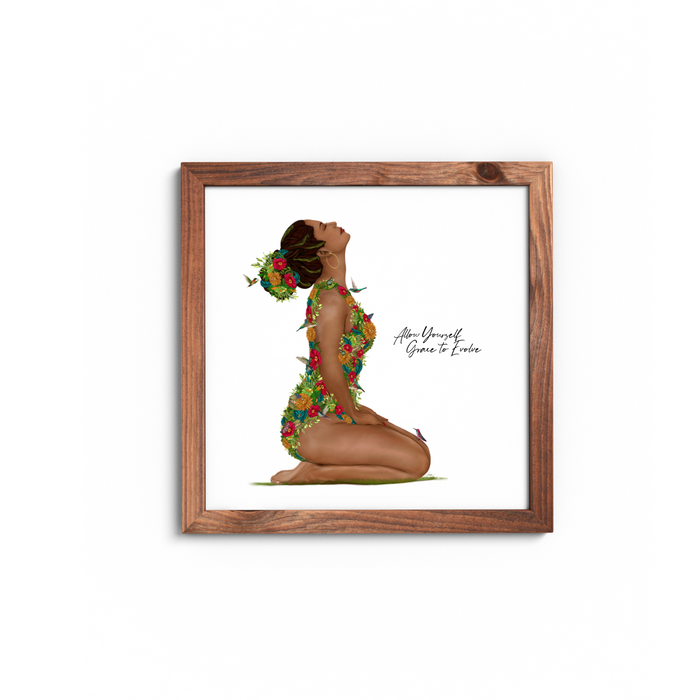 Evolving with Grace | Quote Art Print | NEW