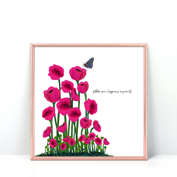Happiness | Quote Art Print | New