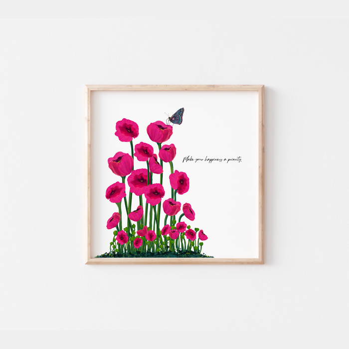 Happiness | Quote Art Print | New