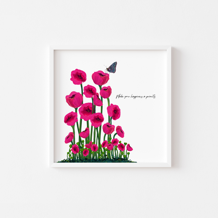 Happiness | Quote Art Print | New