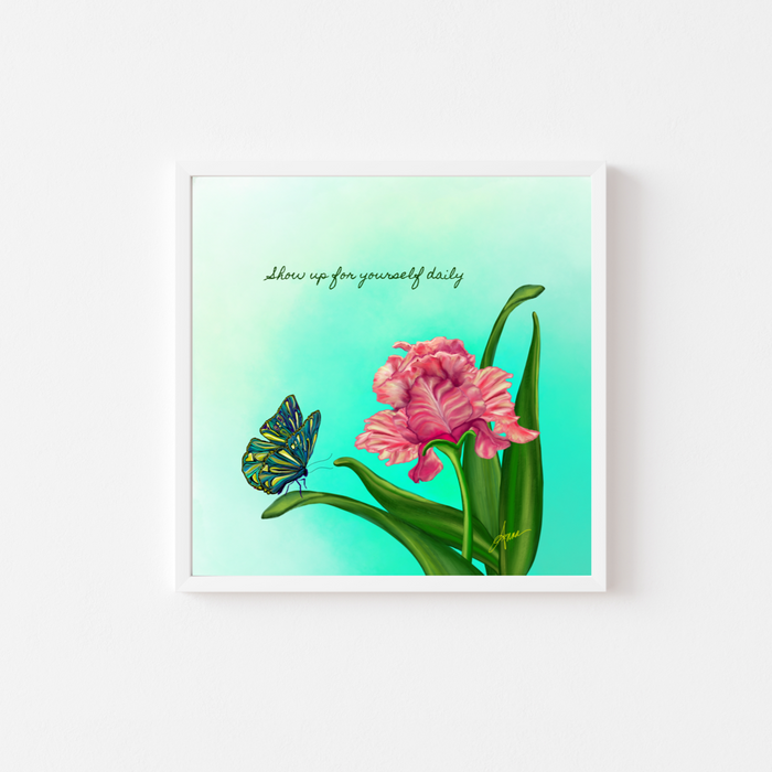 Daily Intention | Mini Art Print with Quote