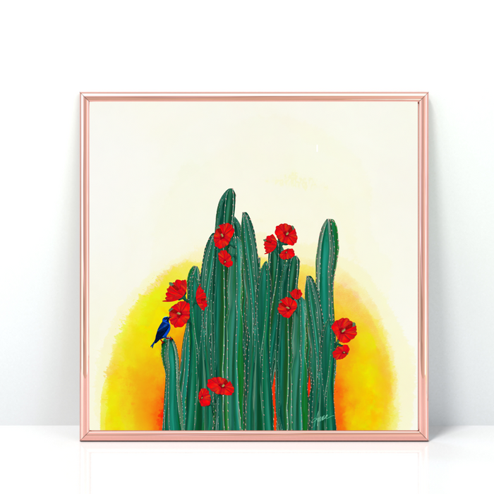 Soaking in the Desert Sun | Art Print
