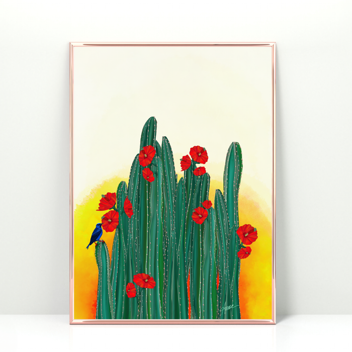 Soaking in the Desert Sun | Art Print