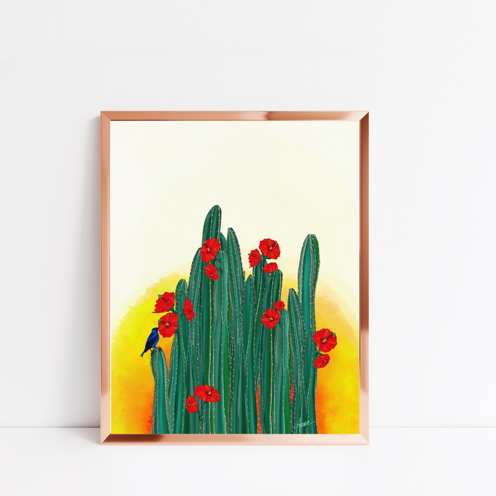 Soaking in the Desert Sun | Art Print