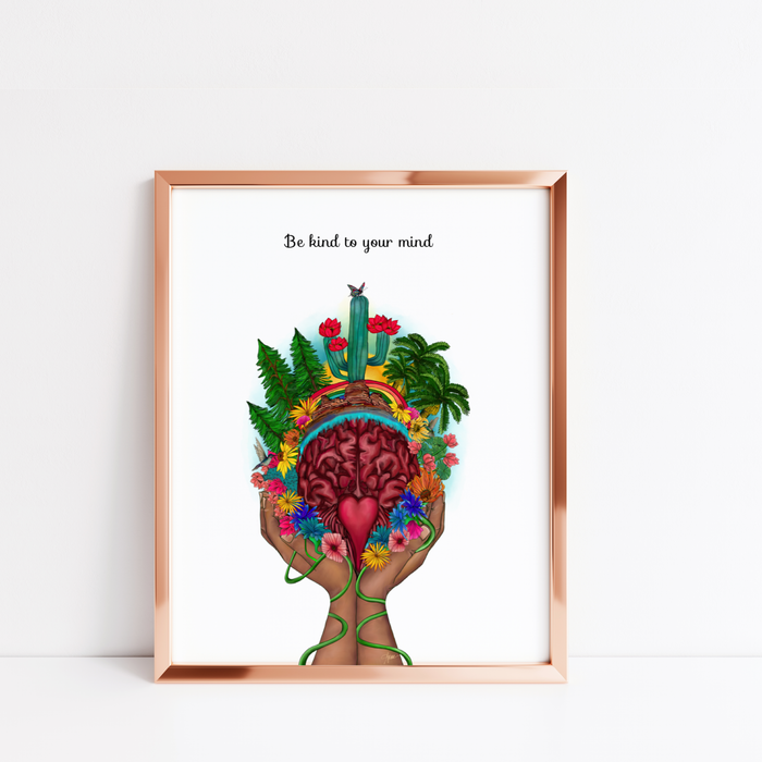 Be Kind to Your Mind | Art Print