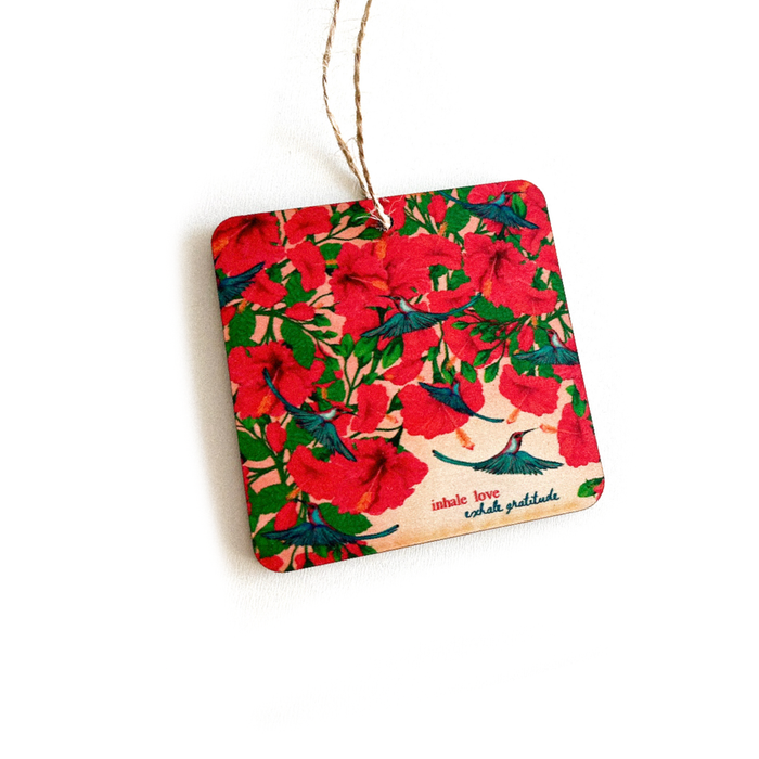 Inhale Love Exhale Gratitude | Wood Print