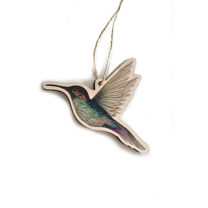 Hummingbird Love | Wood Print