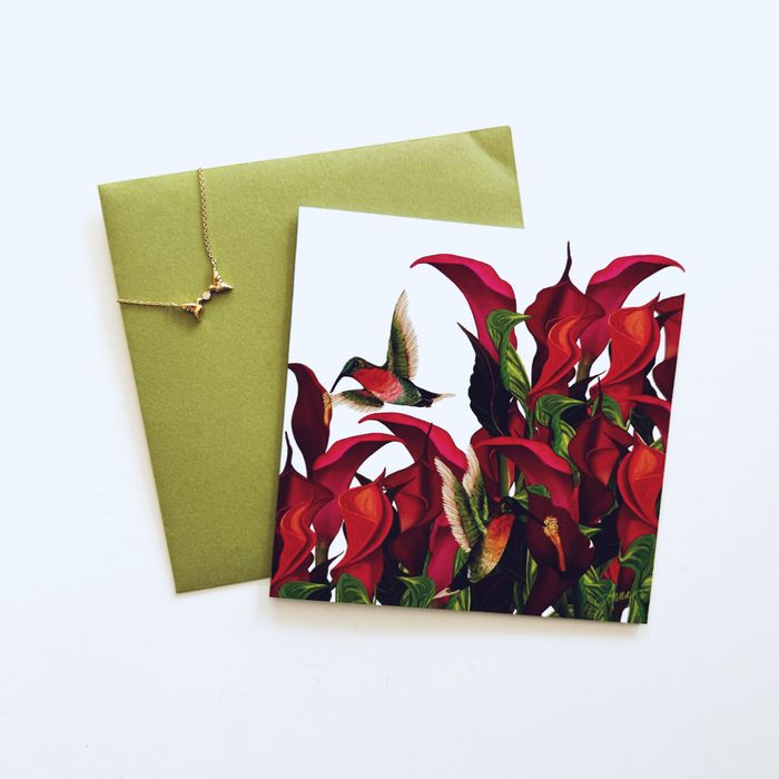 Spreading Love | Card and Pendant Necklace | Gift Set