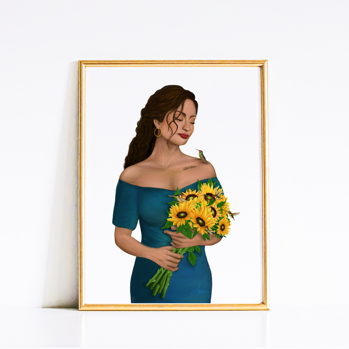 In My Sunflower Season | Quote Art Print | NEW