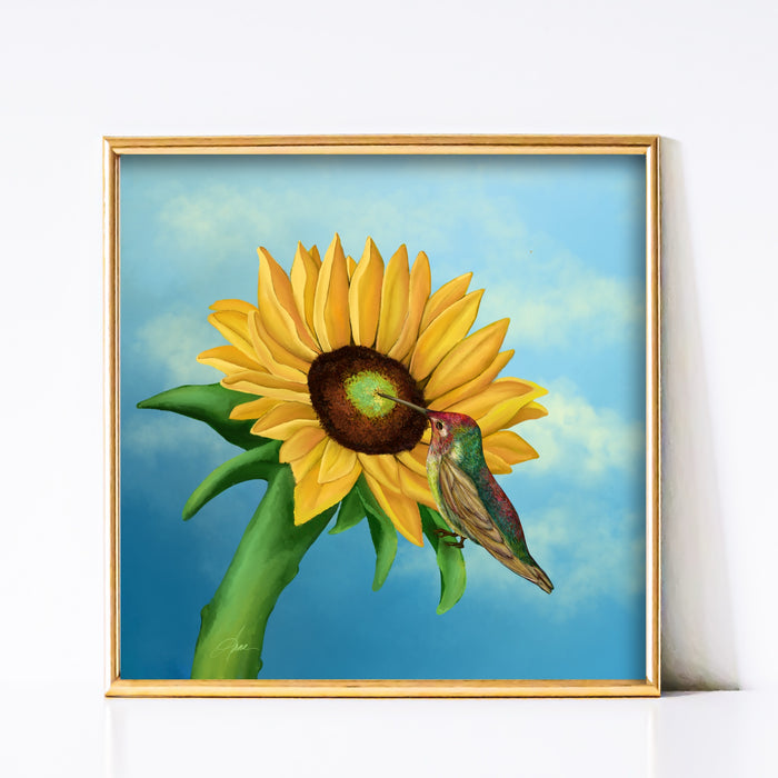 Just Keep Showing Up | Quote Art Print | NEW