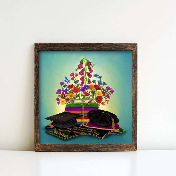 Rooted and Rising | Quote Art Print | NEW