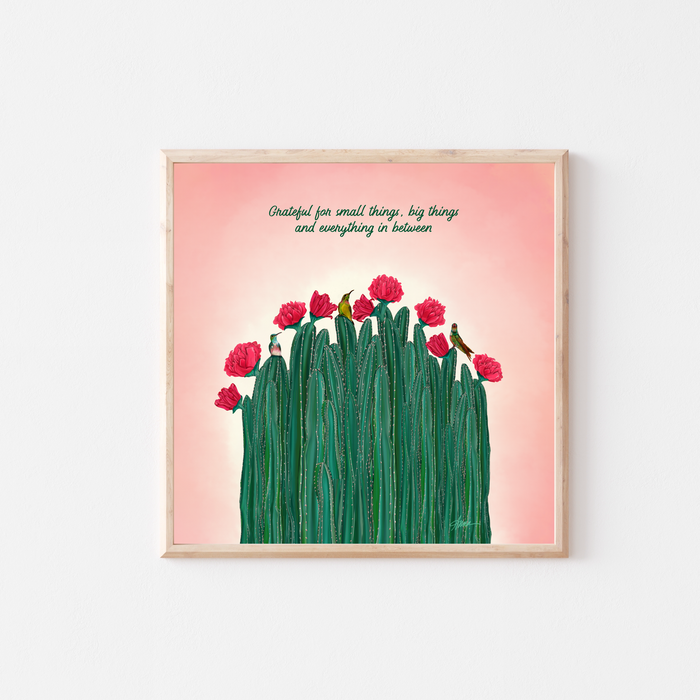 Feeling Grateful   | Quote Art Print