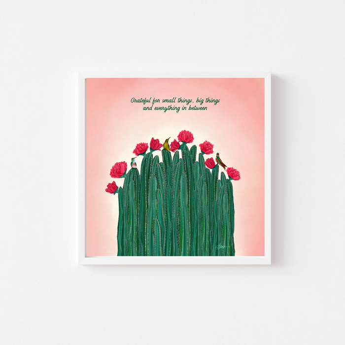 Feeling Grateful   | Quote Art Print