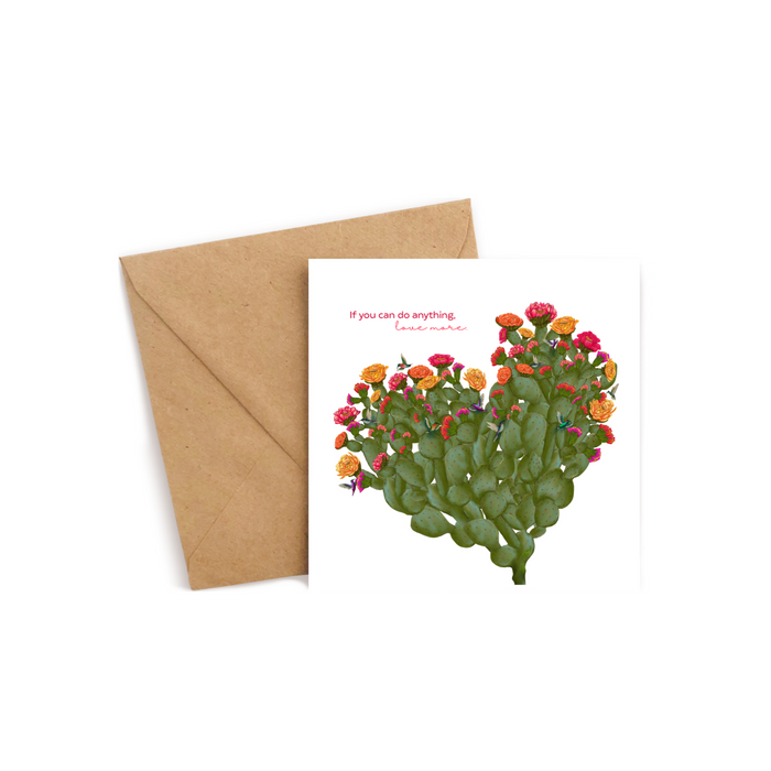 Love More with quote | Greeting Card