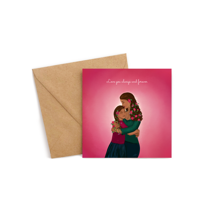 Unbreakable Bond with Quote | Greeting Card