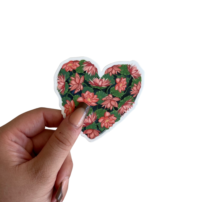 Growing Heart Sticker Thriving Heart | Sticker– Art by Anna Alvarado