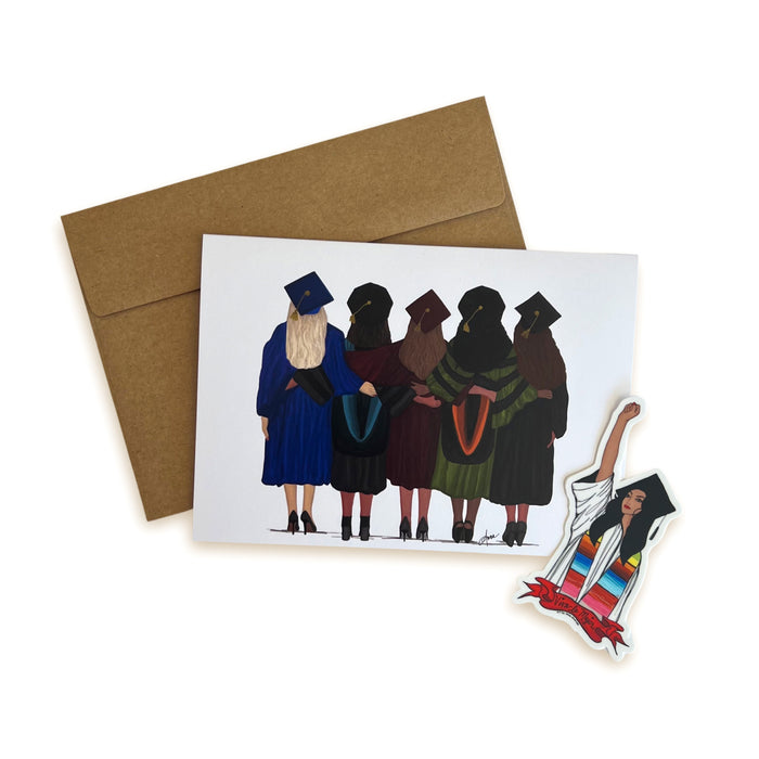 She Believed She Could So She Did | Card and Sticker Bundle