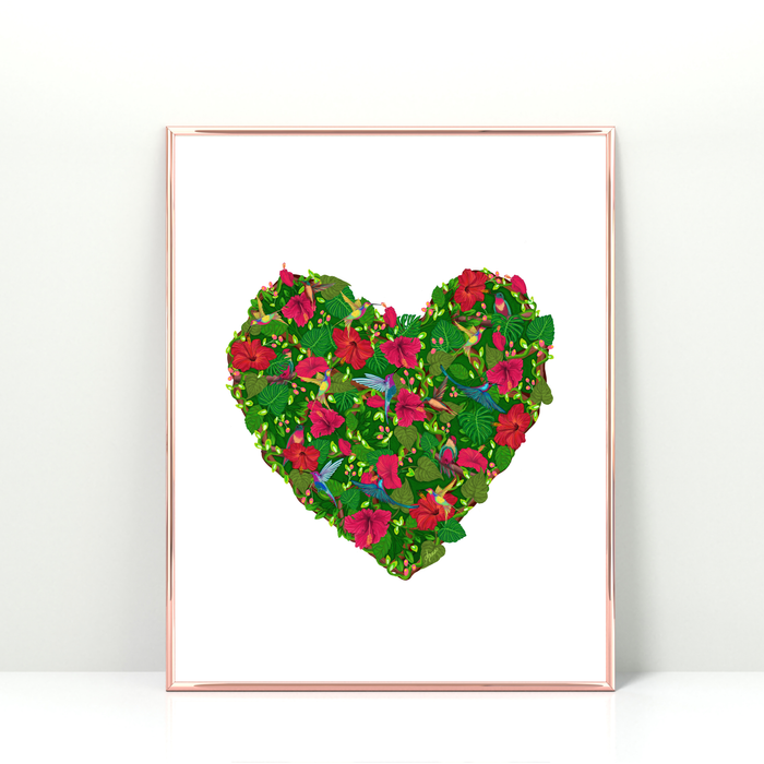 Tropical Love | Art Print | LAST CHANCE