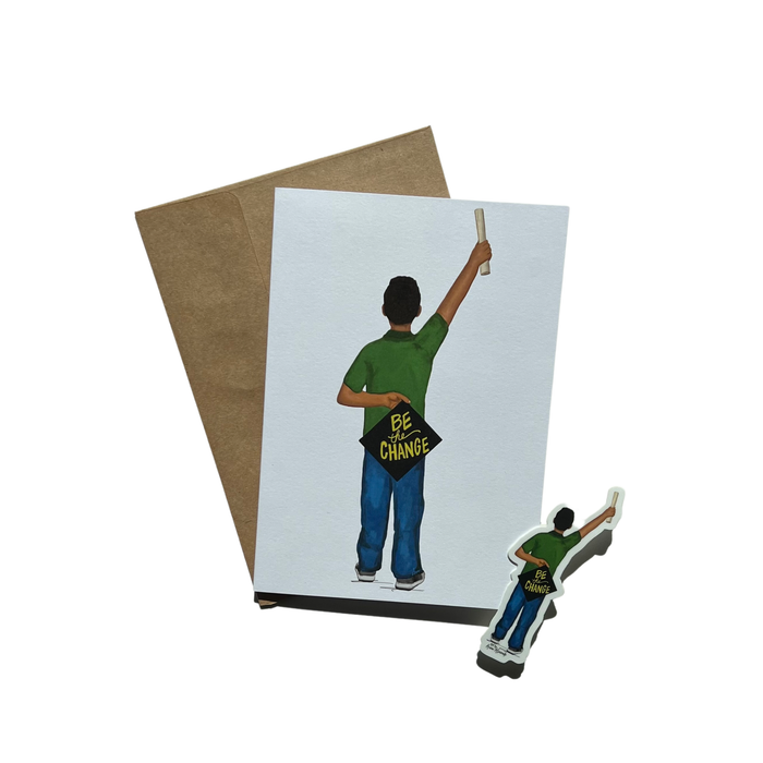 Be the Change Mijo | Card and Sticker Bundle