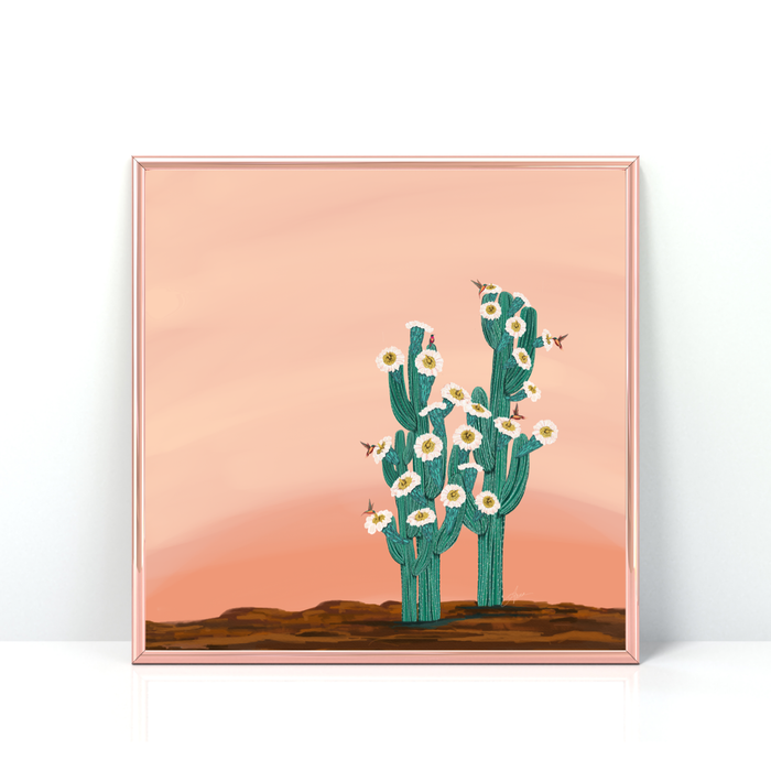 Blushing Desert | Art Print | LAST CHANCE