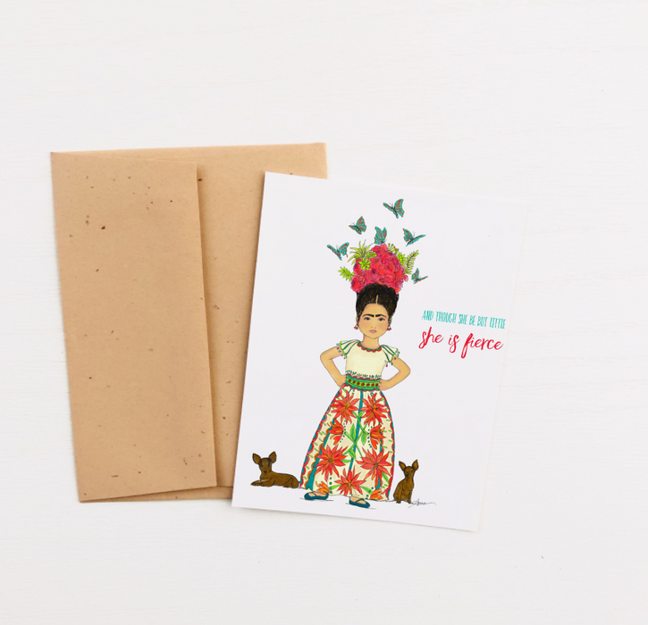 She is Fierce | Greeting Card